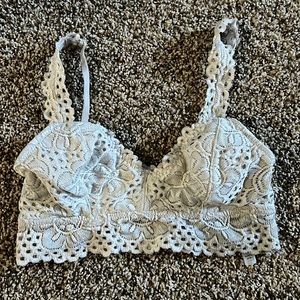 Size Medium white bralette